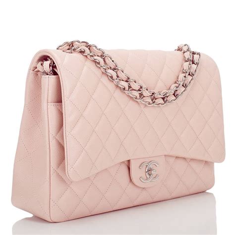 chanel light small pink shoulder bag with silver hardware|pink Chanel bags on sale.